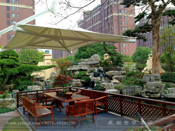 慈溪別墅花園景觀(guān)設計｜別墅庭院景觀(guān)綠化｜別墅花園假山水溪設計
