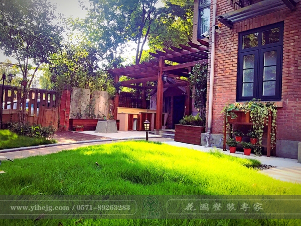 杭州浙大校區某庭院景觀(guān)改造｜私家小庭院景觀(guān)綠化設計施工